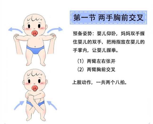 給寶寶做被動(dòng)操好處多，再不做就晚了